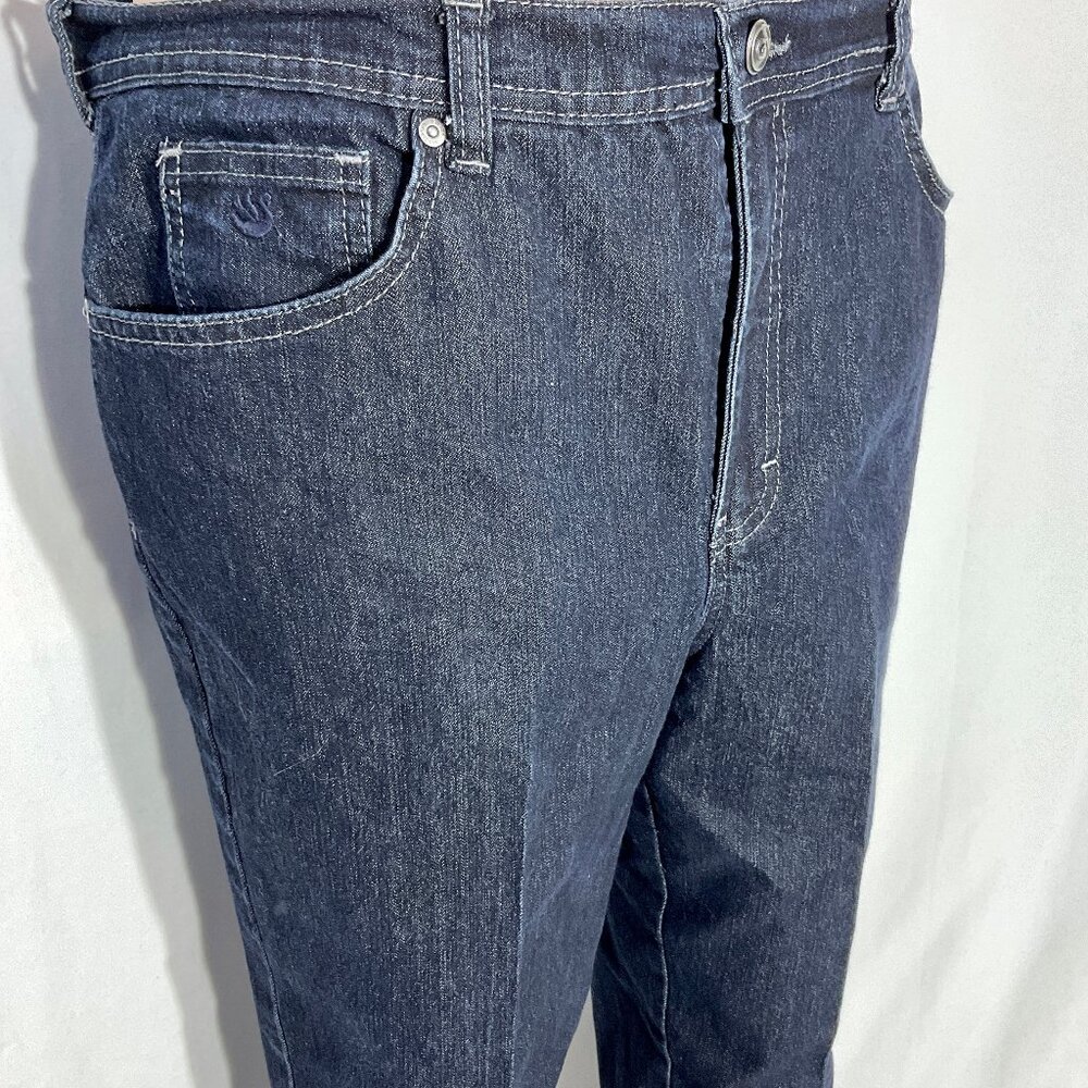 Gloria Vanderbilt Sz 16 Amanda Indigo Dark Wash Jeans Womens